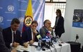 Mensaje del Coordinador Residente de la ONU en Colombia, Martin Santiago, Rueda de prensa en la Misión de la ONU en Colombia